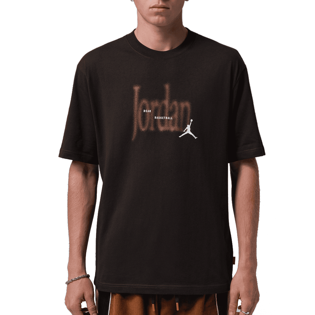 Nike DEAR BASKETBALL JORDAN T-SHIRT SHADOW BROWN