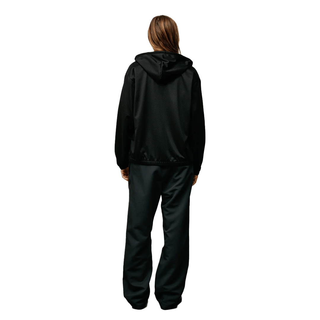 Stussy ATHLETIC MESH ZIP HOODIE BLACK