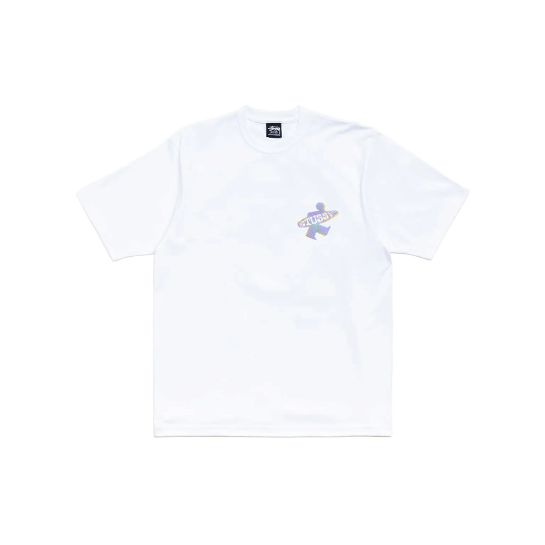 Stussy DOT SURF PUFF PRINT TEE WHITE