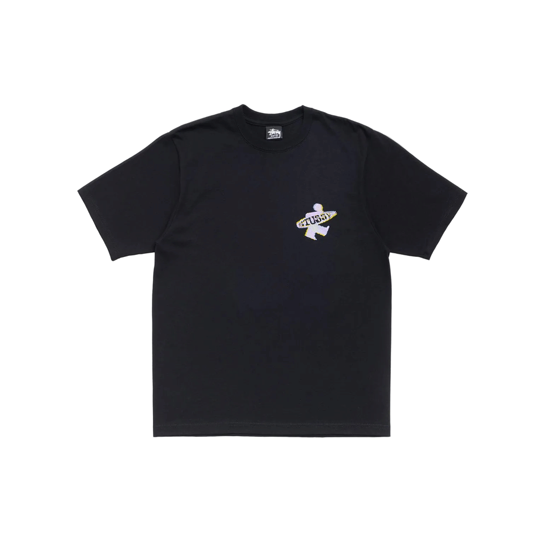 Stussy DOT SURF PUFF PRINT TEE BLACK