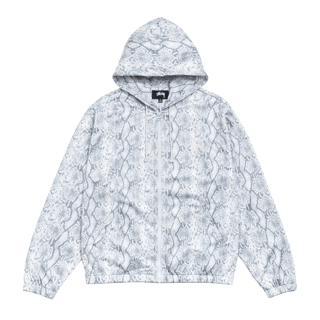 Stussy ATHLETIC MESH ZIP HOODIE SNAKE