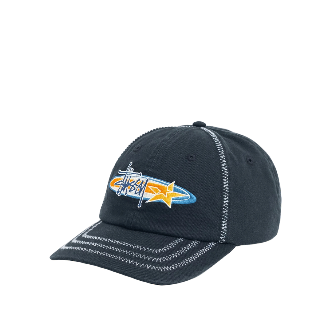Stussy LP OVAL STAR CAP BLACK