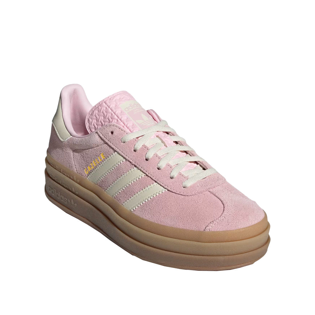 adidas WOMEN'S GAZELLE BOLD SHOES CLEAR PINK