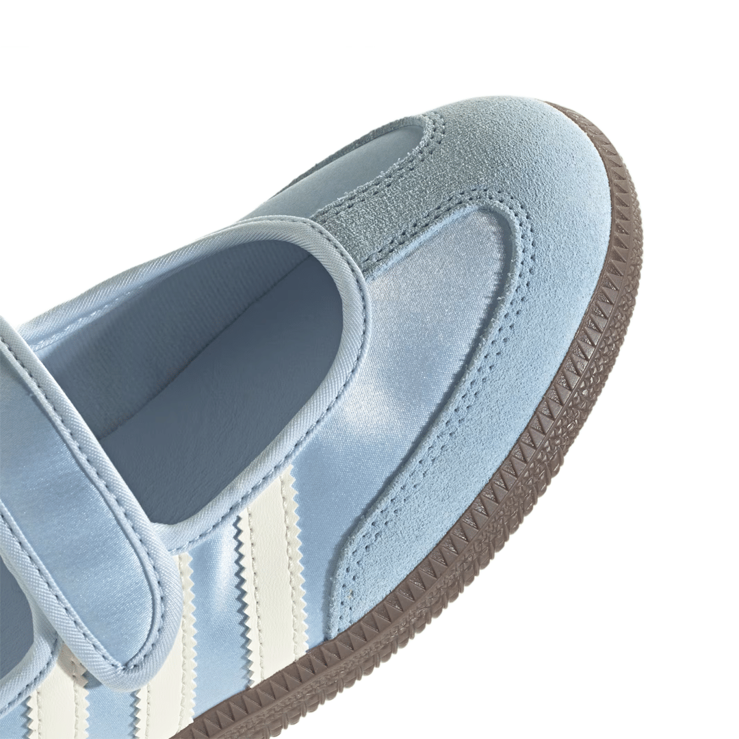 adidas WOMEN'S SAMBA JANE SHOES CRYSTAL SKY / CREAM WHITE