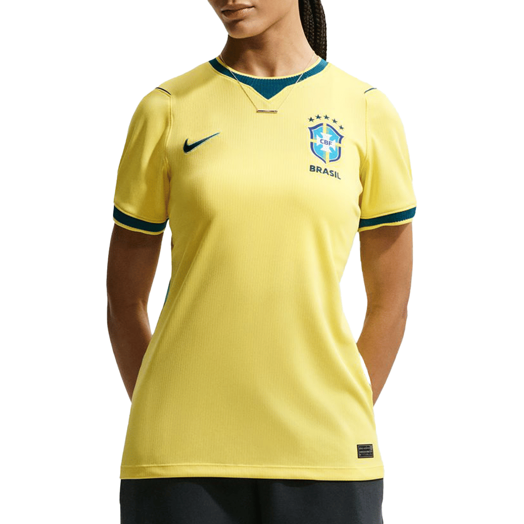 Nike WOMEN'S BRAZIL 2026 STADIUM HOME JERSEY YELLOW CANARY