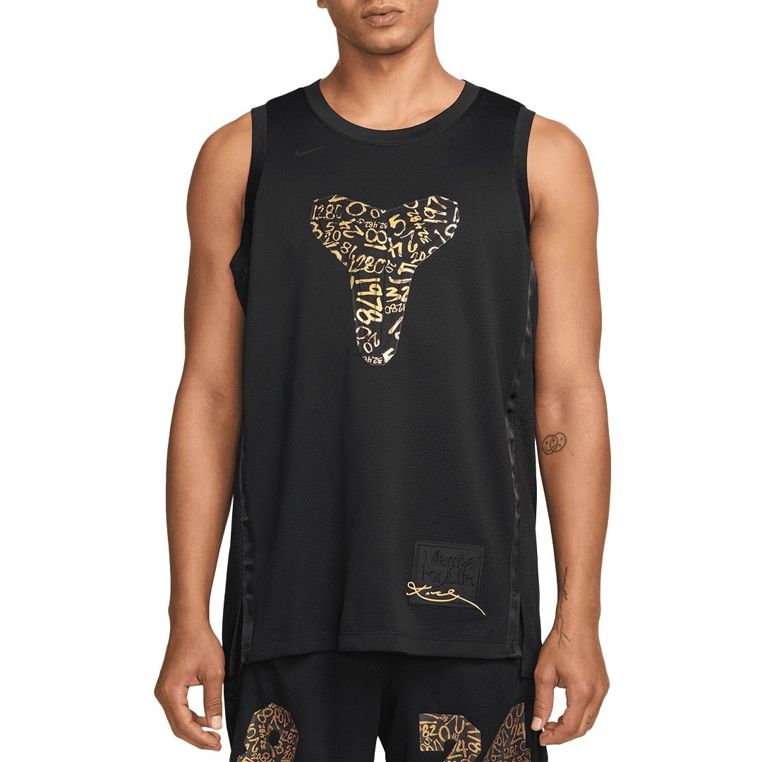 NIKE X KOBE BRYANT MAMBA GRAPHIC RELAXED TANK TOP BLACK