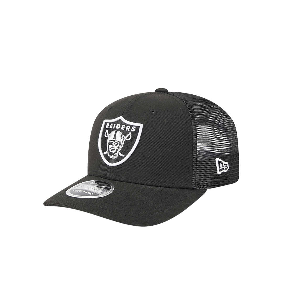 New Era NFL RAIDERS 9SEVENTY STRETCH-SNAP CAP BLACK