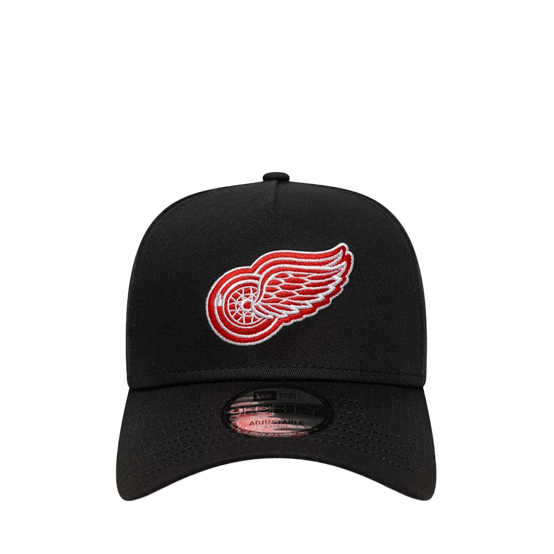 New Era DETROIT RED WINGS 9FORTY ADJUSTABLE CAP BLACK