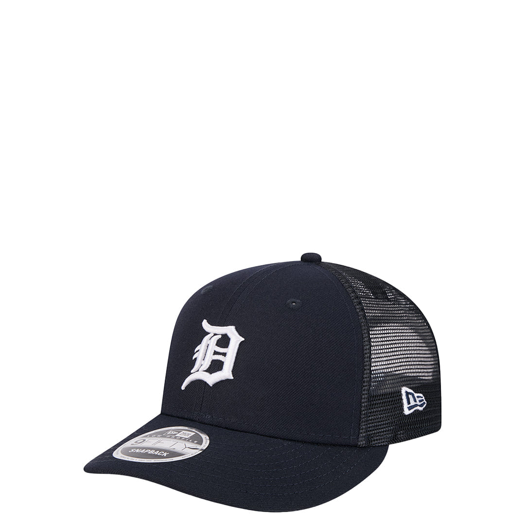 New Era MLB DETROIT TIGERS LOW PROFILE 9FIFTY TRUCKER SNAPBACK NAVY