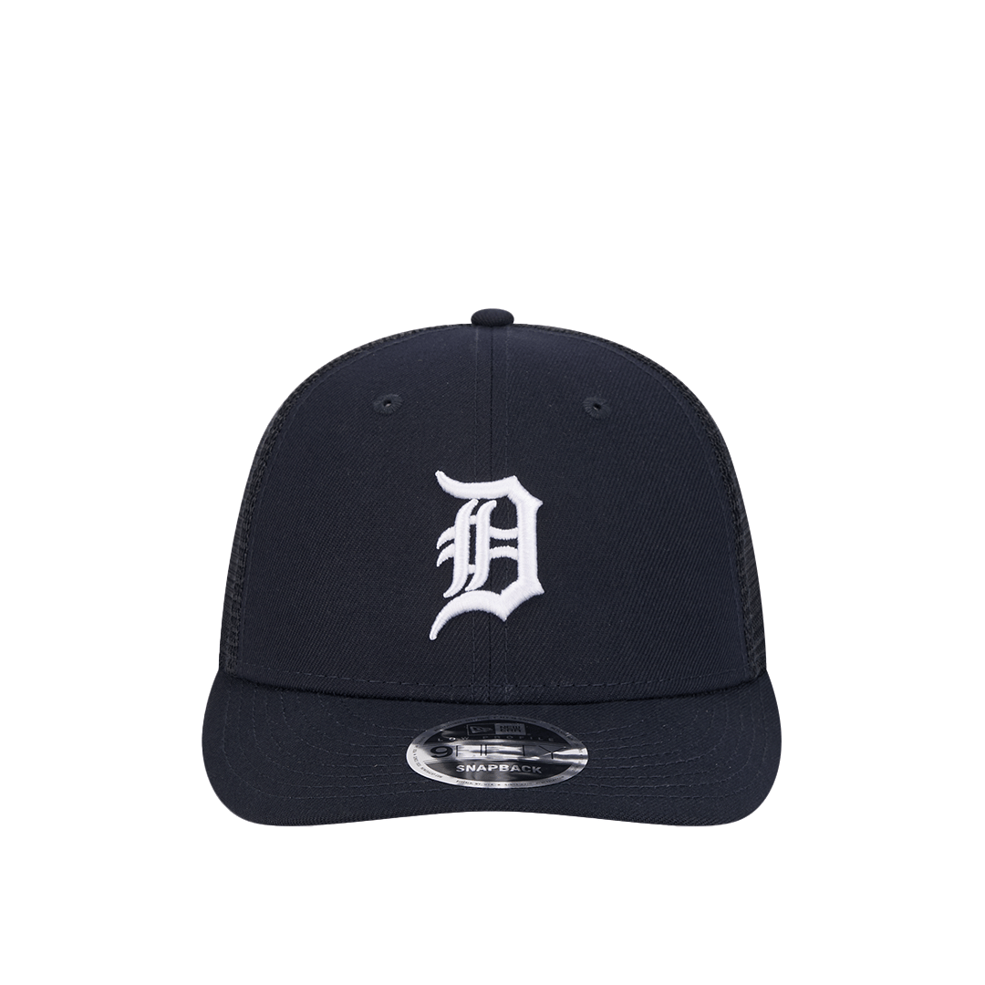 New Era MLB DETROIT TIGERS LOW PROFILE 9FIFTY TRUCKER SNAPBACK NAVY