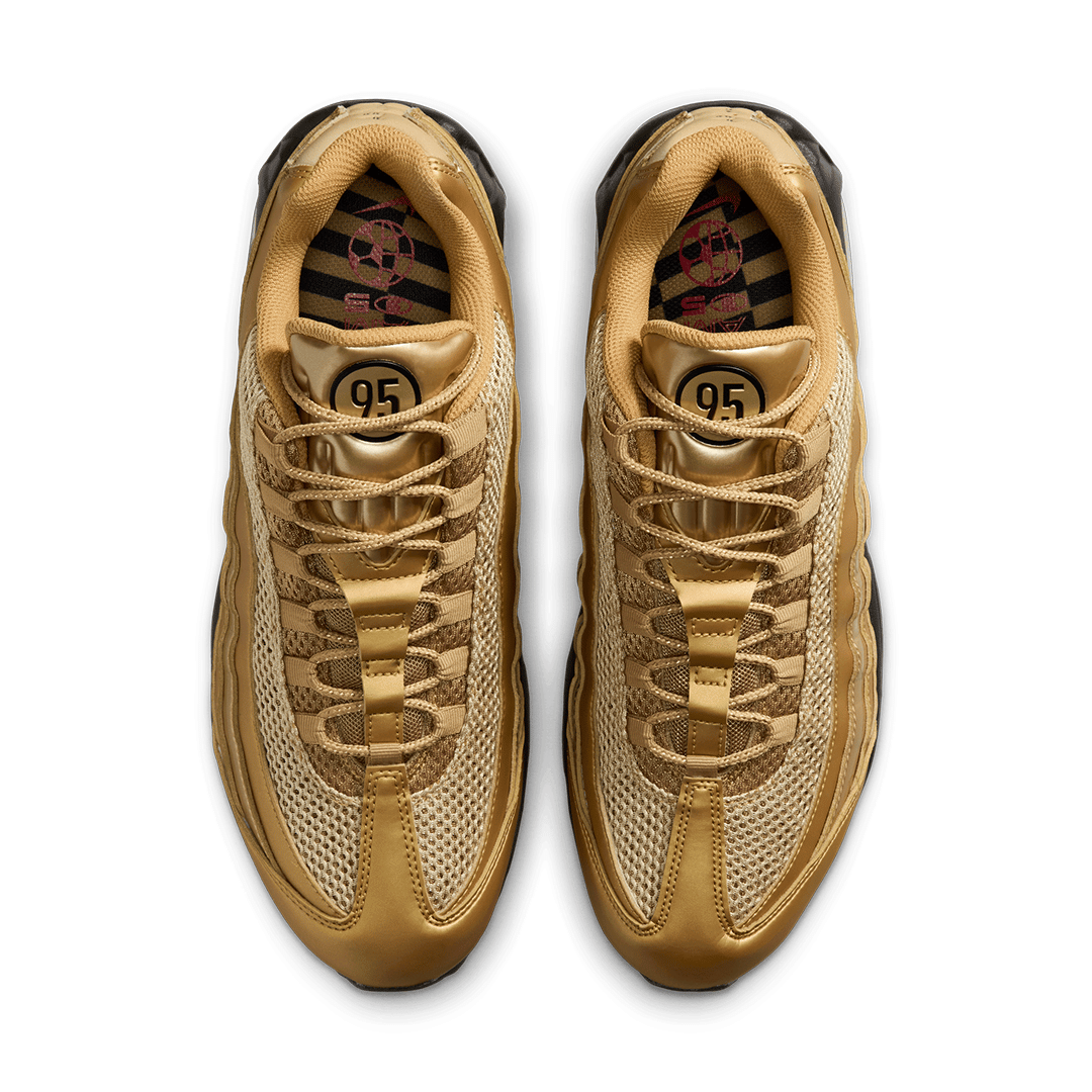 Nike AIR MAX 95 "BIG BUBBLE" METALLIC GOLD
