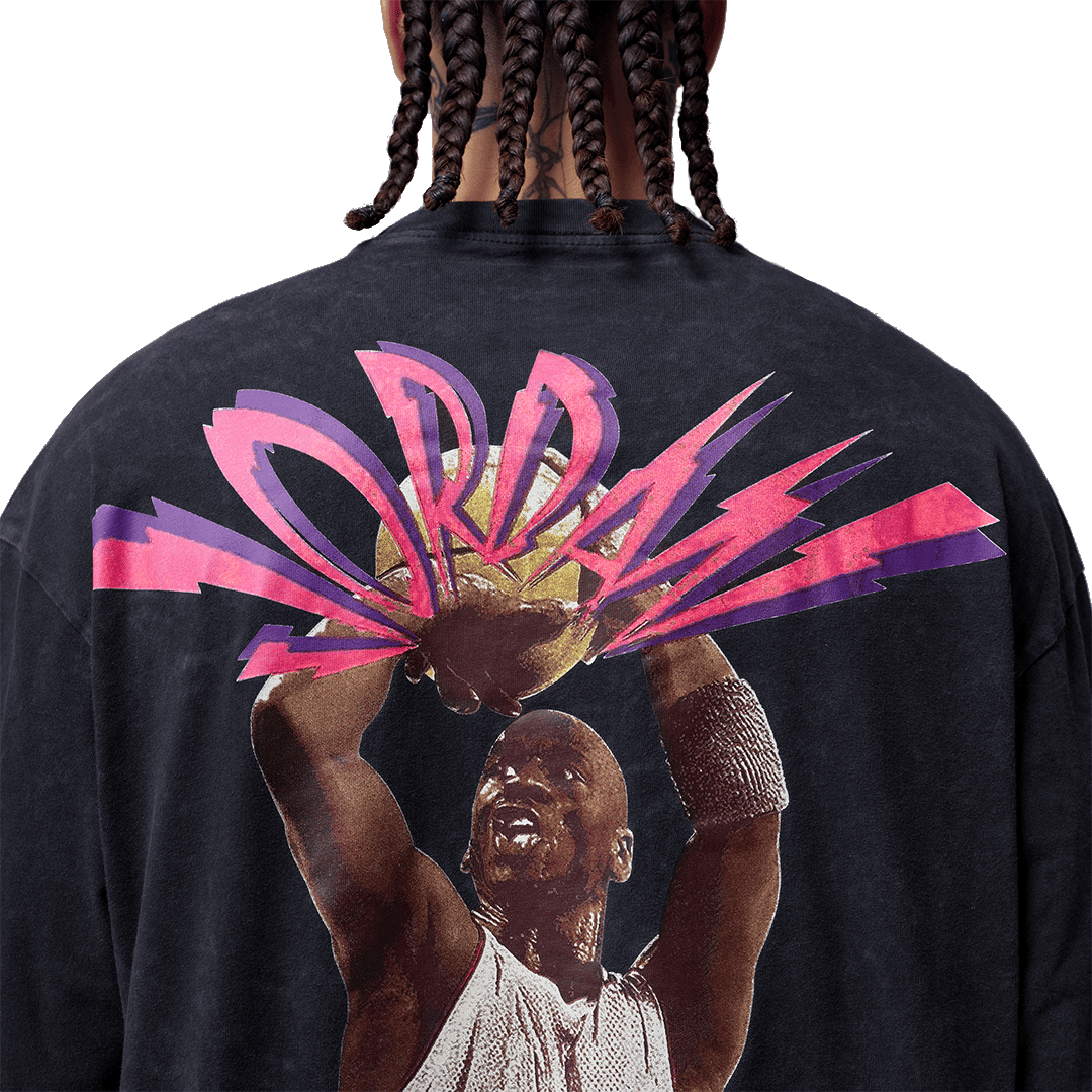 Air Jordan JORDAN FLIGHT SHIRT BLACK/WHITE