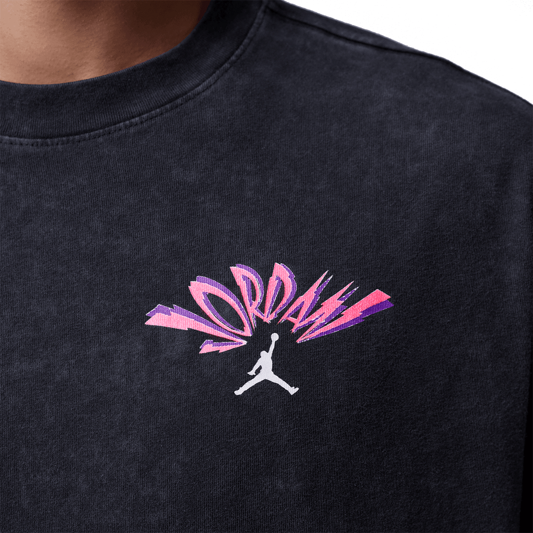 Air Jordan JORDAN FLIGHT SHIRT BLACK/WHITE