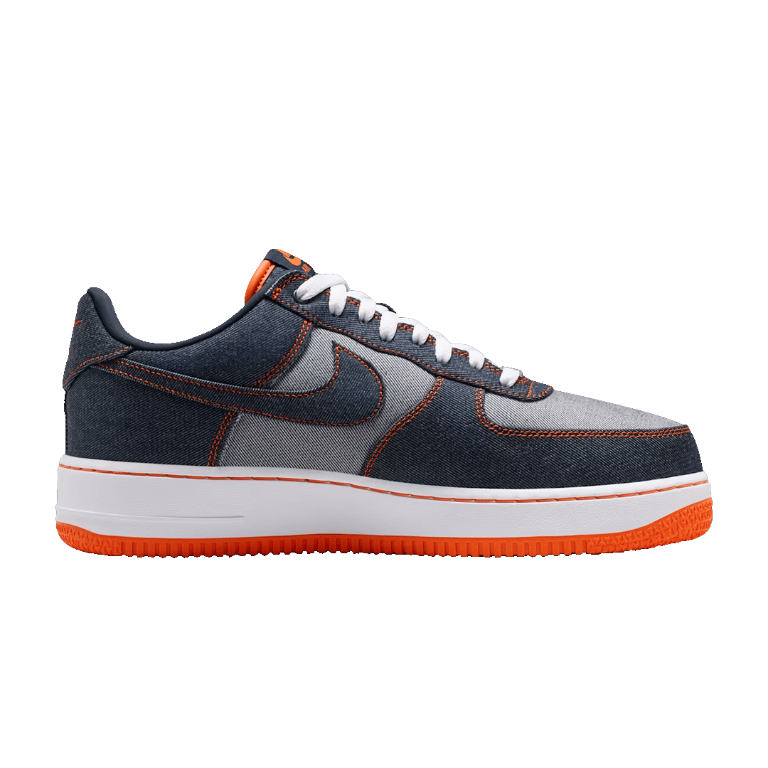 Nike AIR FORCE 1 LOW PROTRO OBSIDIAN/SAFETY ORANGE "DENIM"