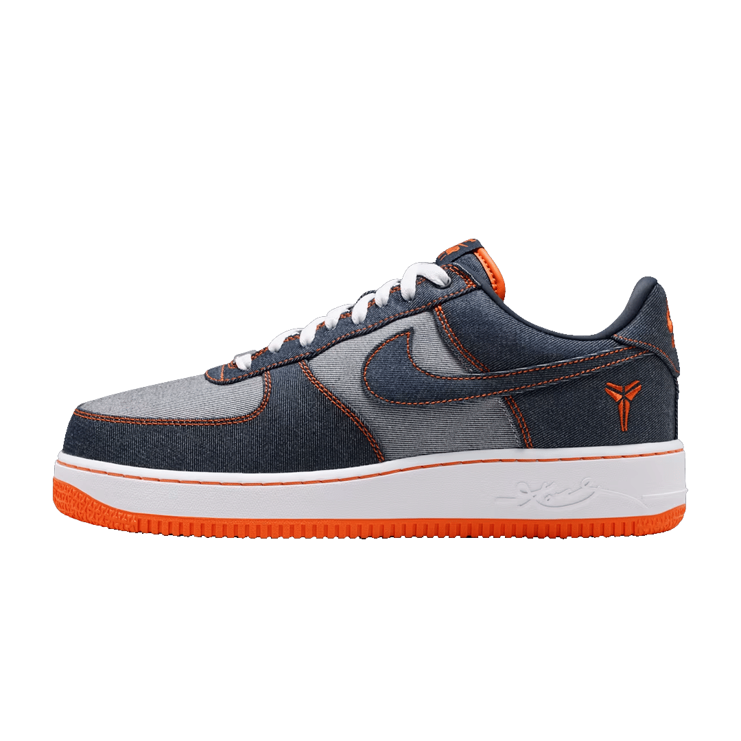 Nike AIR FORCE 1 LOW PROTRO OBSIDIAN/SAFETY ORANGE "DENIM"