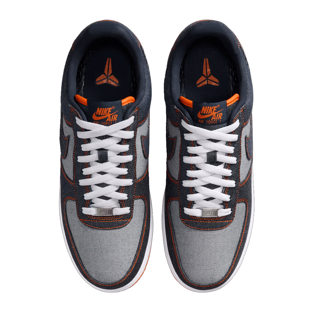 Nike AIR FORCE 1 LOW PROTRO OBSIDIAN/SAFETY ORANGE "DENIM"