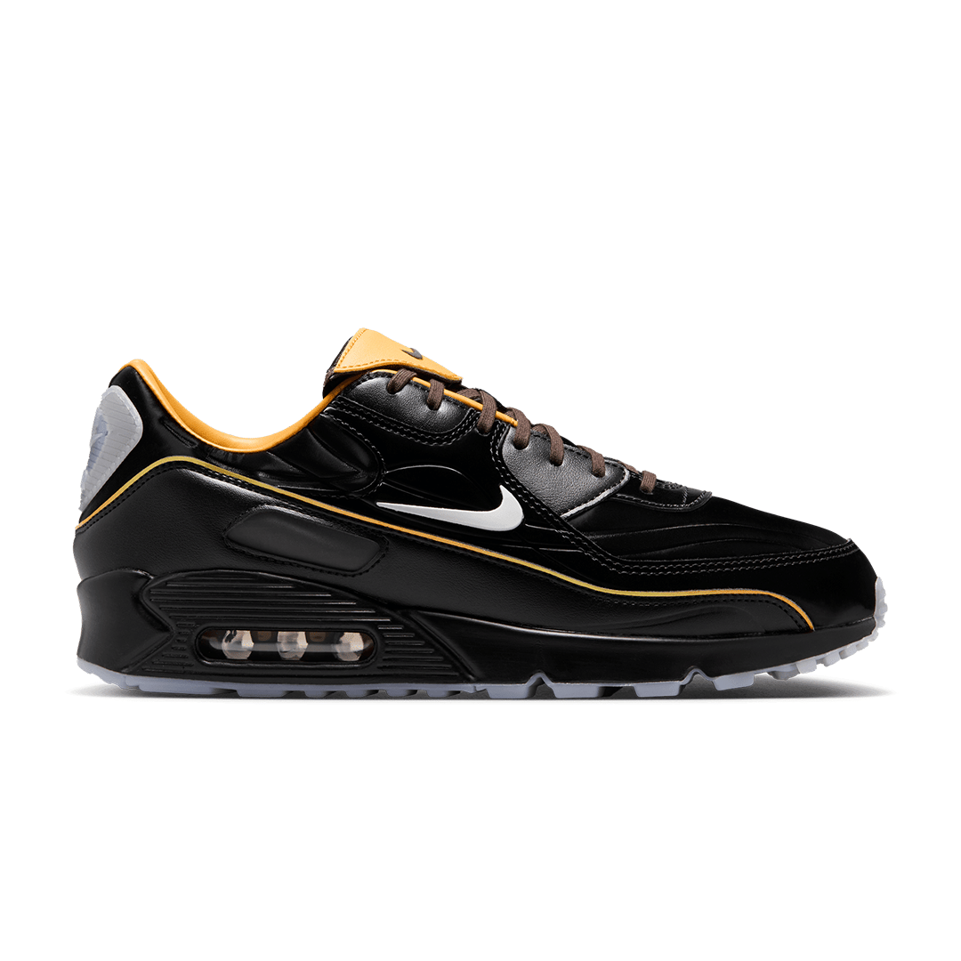 Nike AIR MAX 90 SE BLACK/WHITE & GOLD LEAF-PEAR "MERCURIAL"