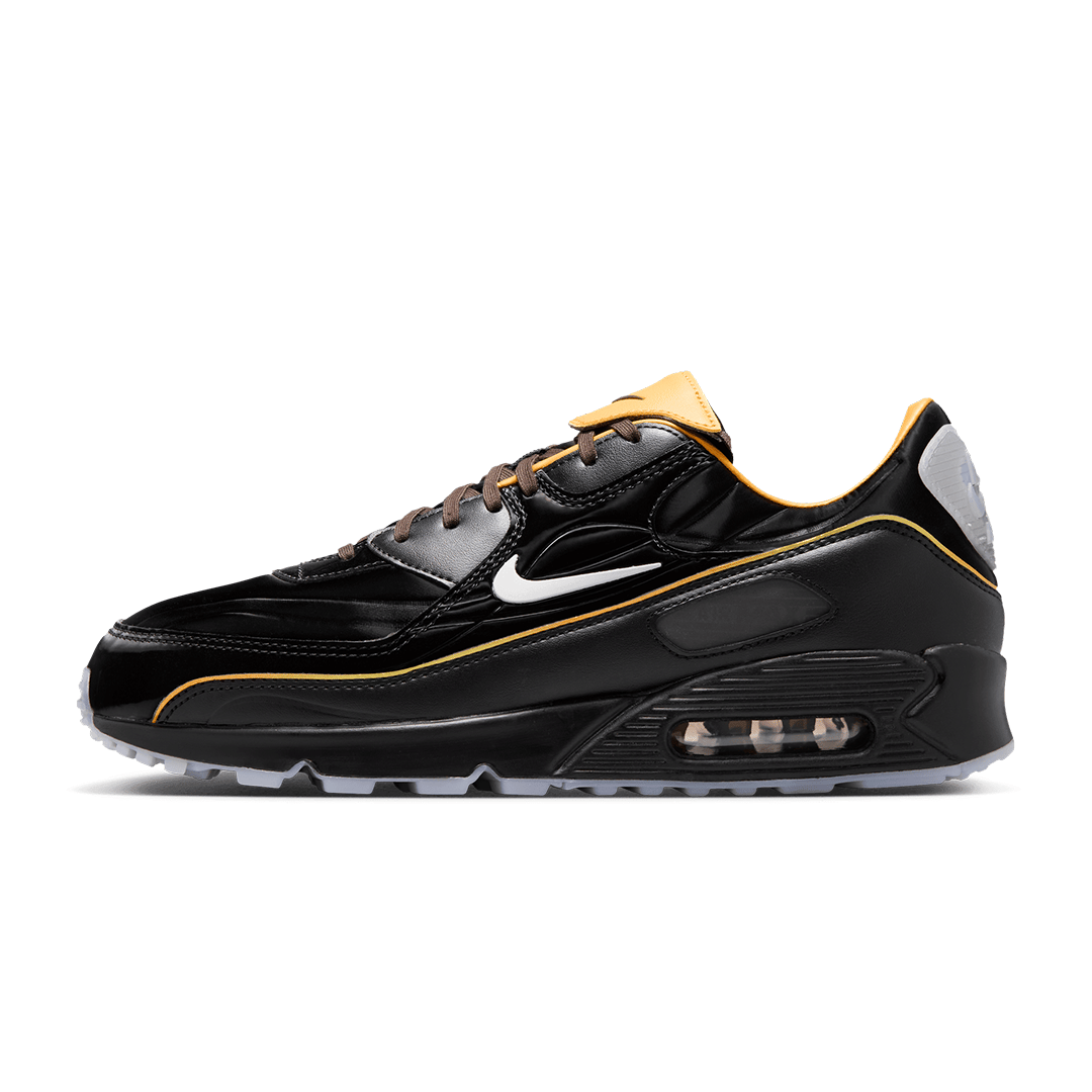 Nike AIR MAX 90 SE BLACK/WHITE & GOLD LEAF-PEAR "MERCURIAL"