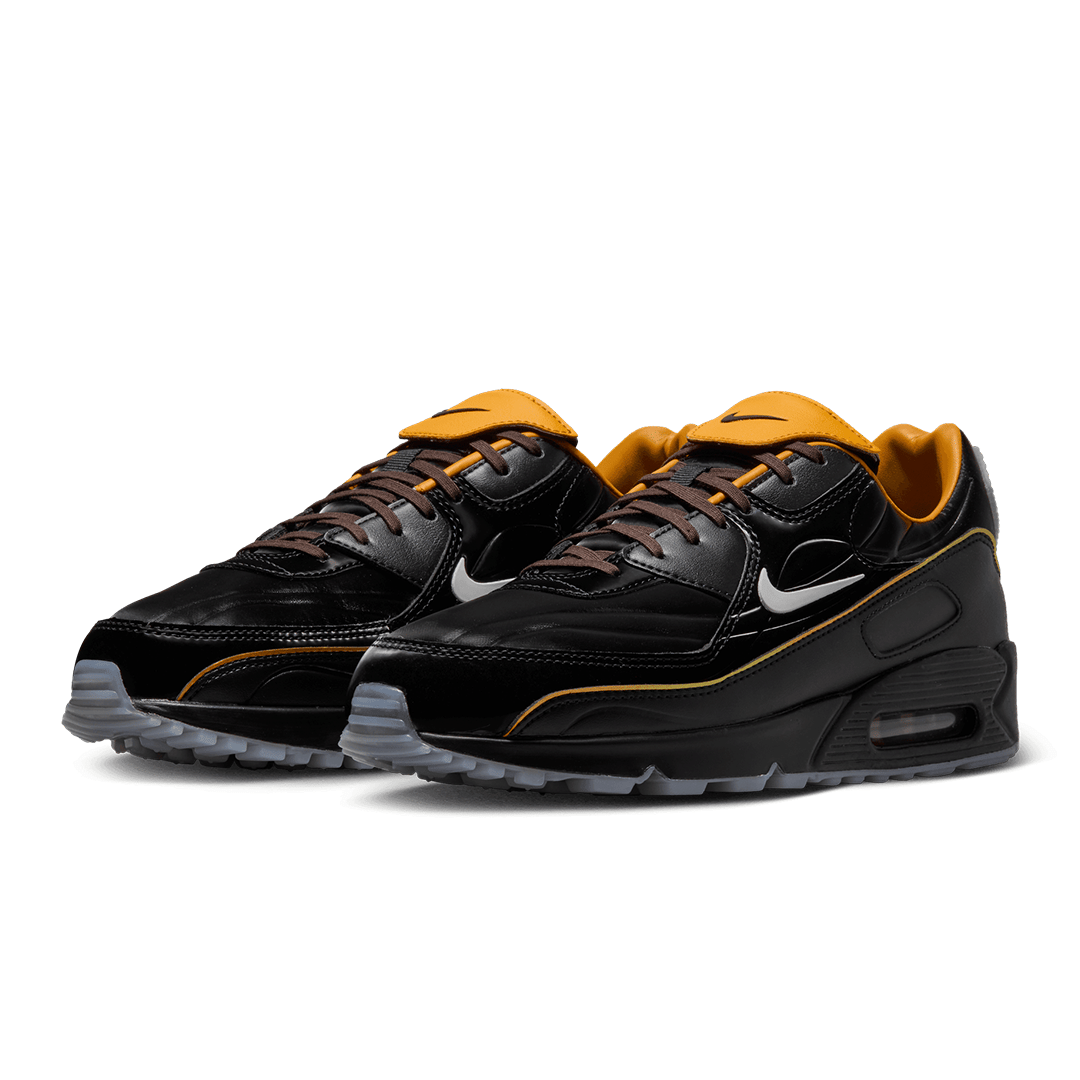 Nike AIR MAX 90 SE BLACK/WHITE & GOLD LEAF-PEAR "MERCURIAL"