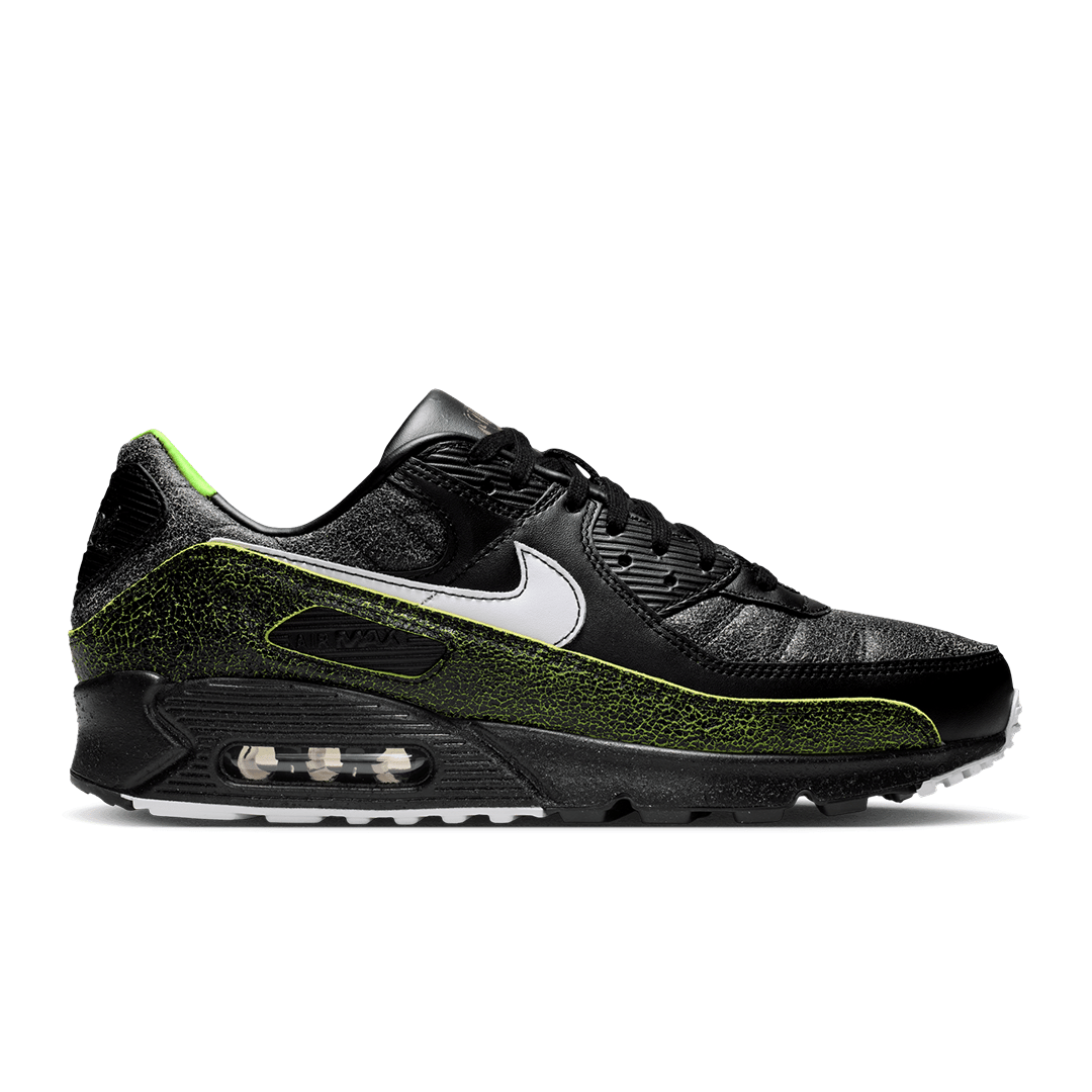 Nike AIR MAX 90 BLACK-VOLTAGE GREEN "TIEMPO"