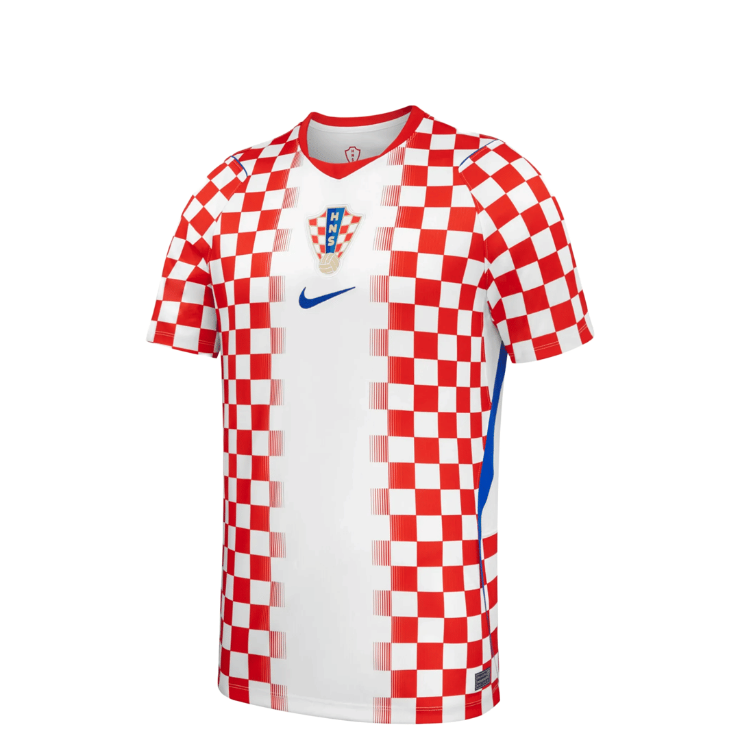 Nike CROATIA 2026 STADIUM HOME JERSEY WHITE & UNIVERSITY RED
