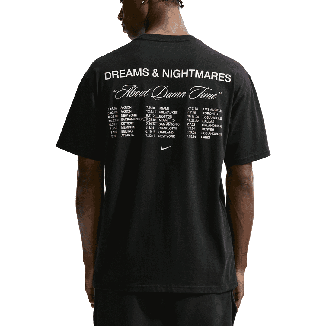 Nike LEBRON "DREAMS AND NIGHTMARES" T-SHIRT BLACK