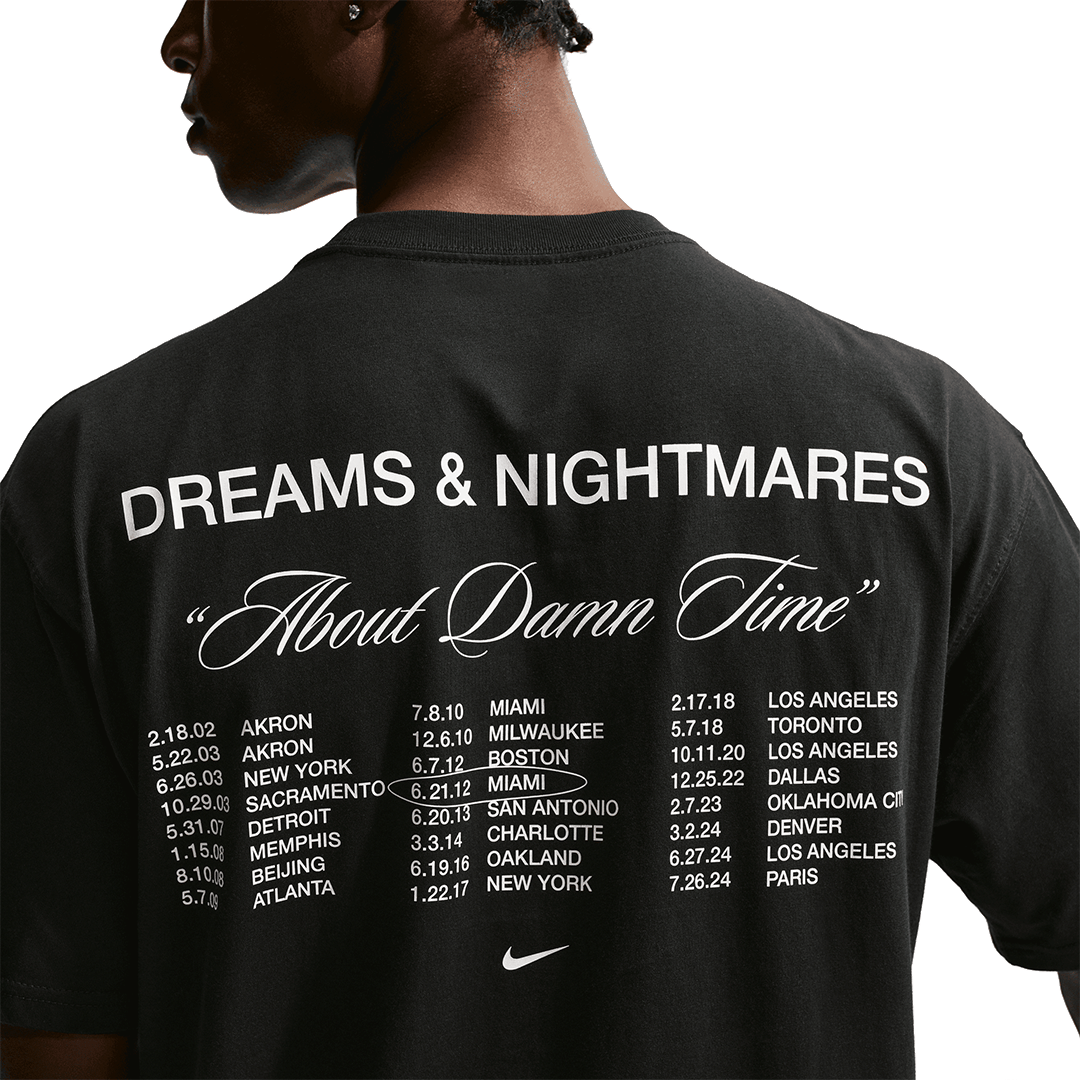 Nike LEBRON "DREAMS AND NIGHTMARES" T-SHIRT BLACK
