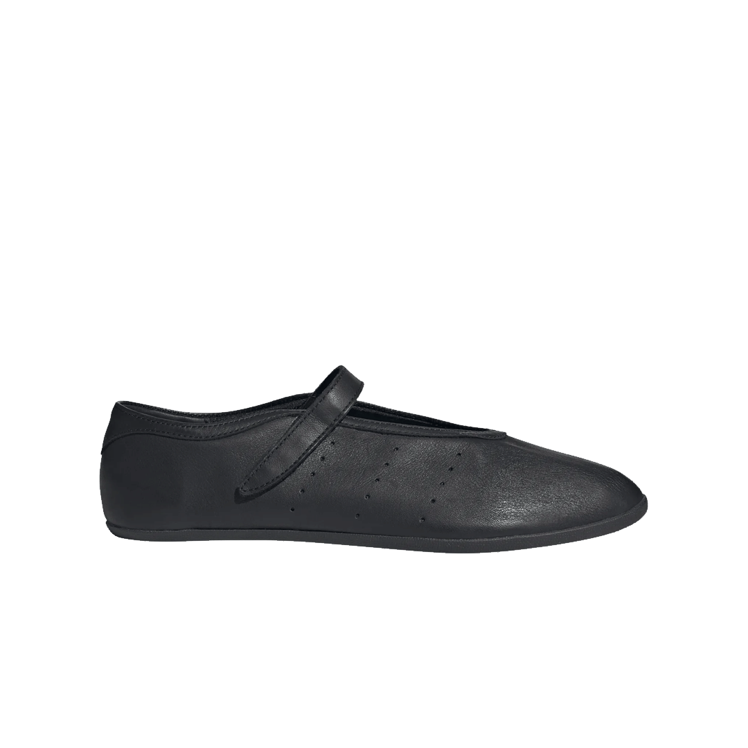 adidas WOMEN'S STAN SMITH LO BALLET SHOES CORE BLACK