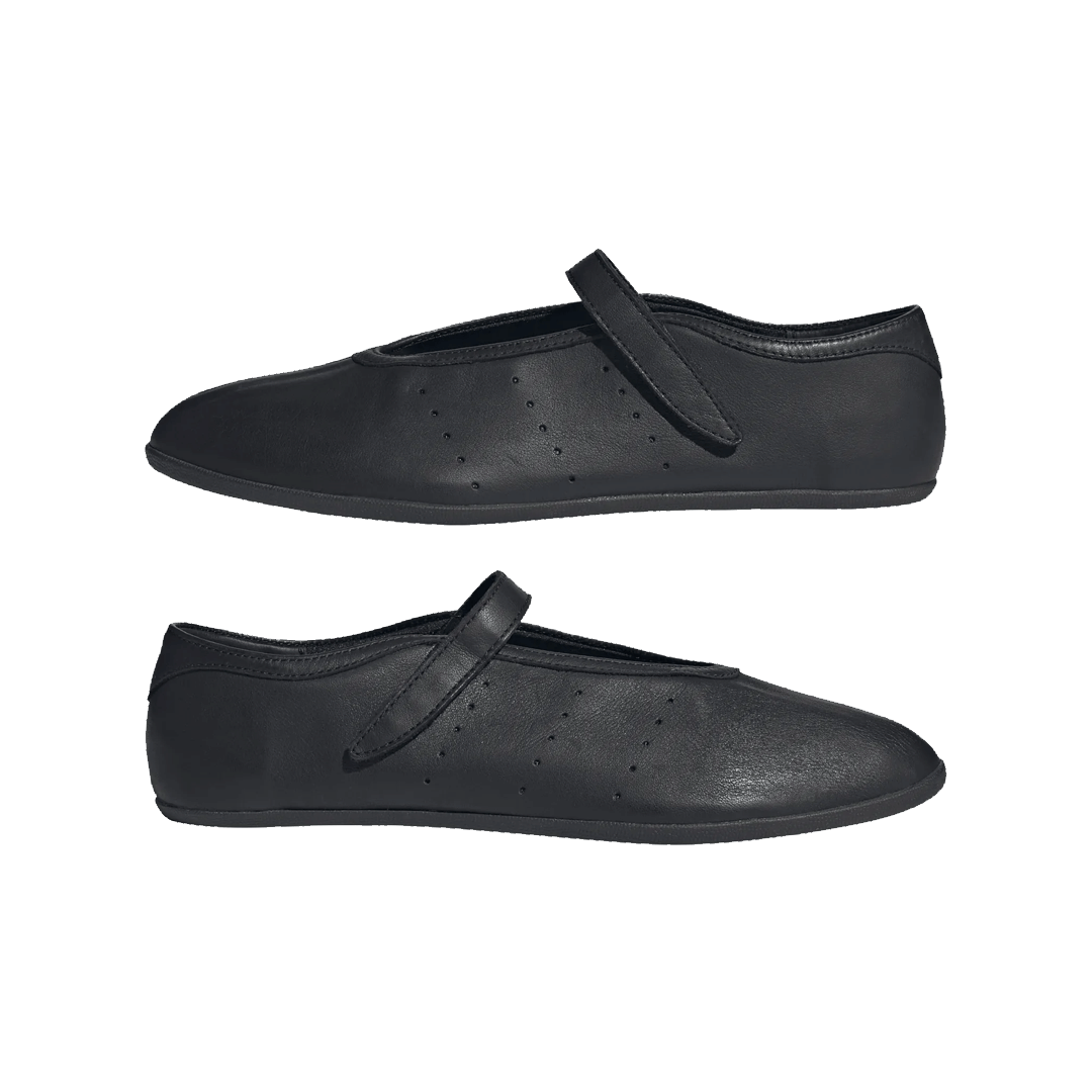 adidas WOMEN'S STAN SMITH LO BALLET SHOES CORE BLACK