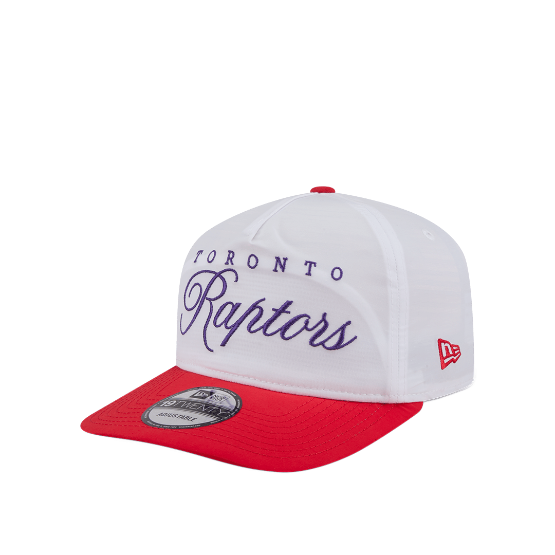 New Era NBA DRAFT LEAGUE RAPTORS 19TWENTY ADJUSTABLE CAP WHITE & RED/PURPLE