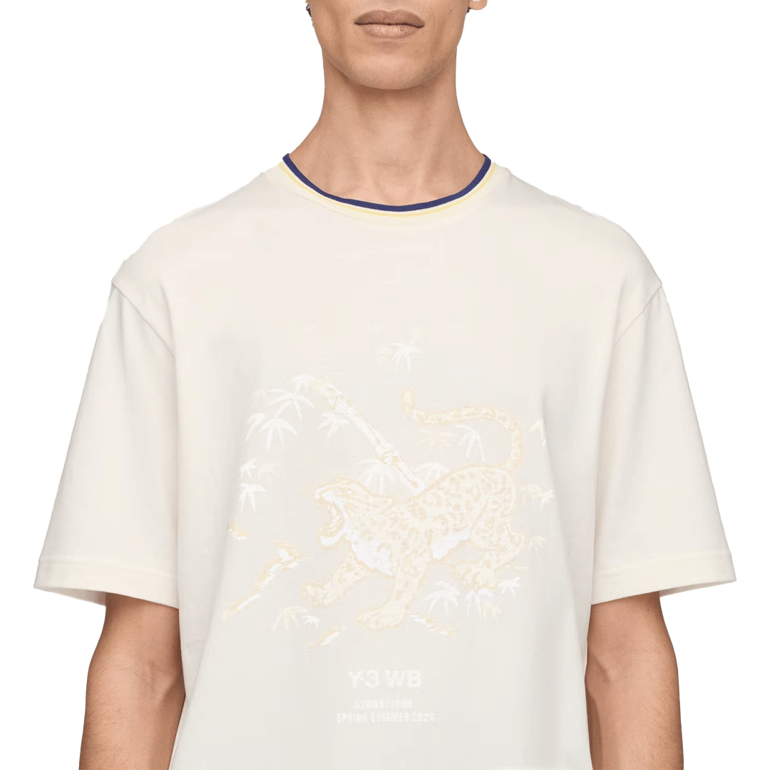 adidas WALES BONNER X Y3 GRAPHIC T-SHIRT CREAM WHITE