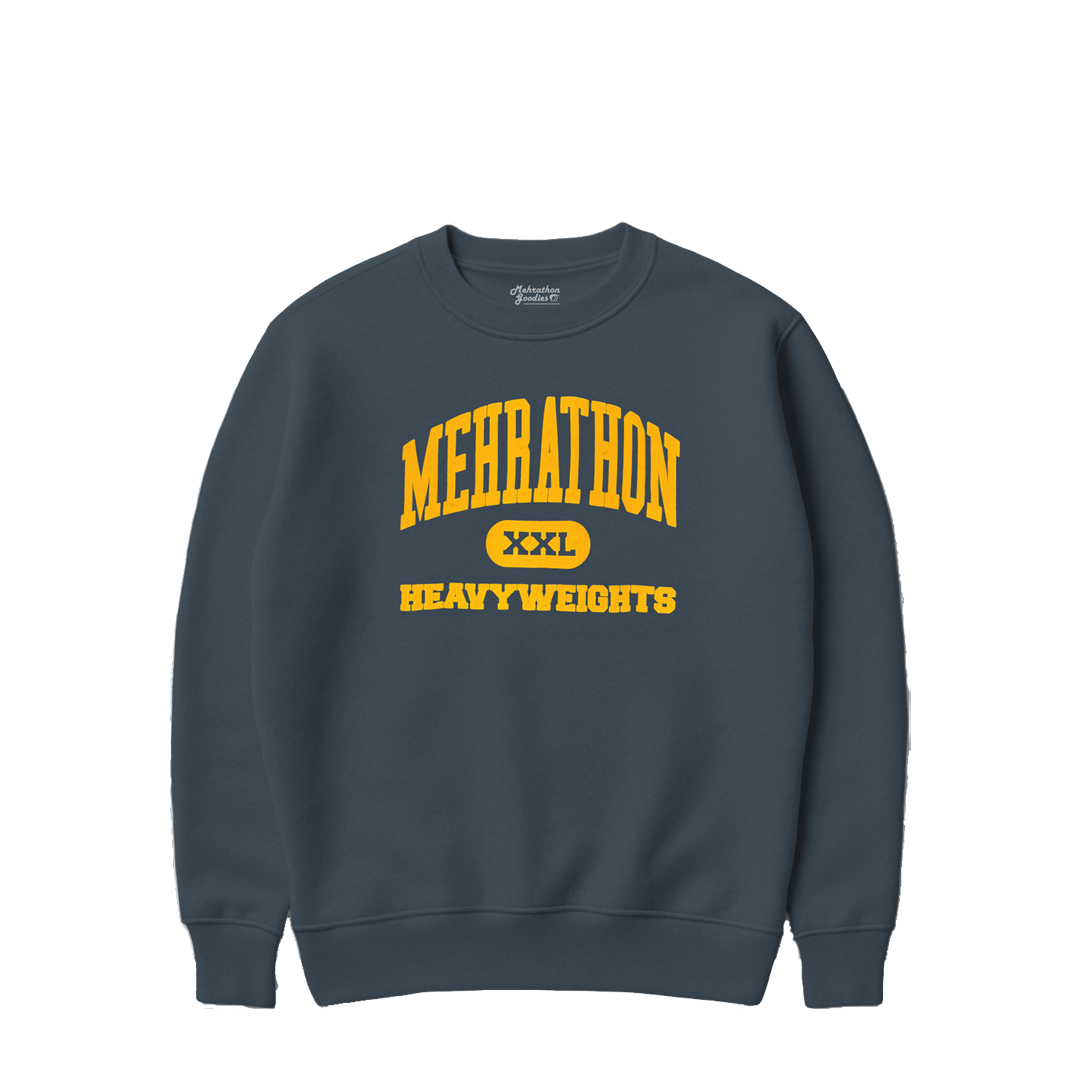 mehrathon WORLDWIDE FAVORITE HEAVYWEIGHT HOODIE NAVY