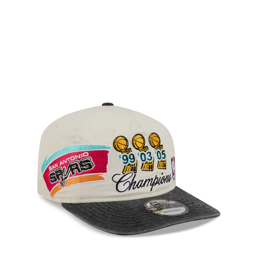 New Era SAN ANTONIO SPURS CHAMPIONS 19TWENTY ADJUSTABLE BEIGE HAT