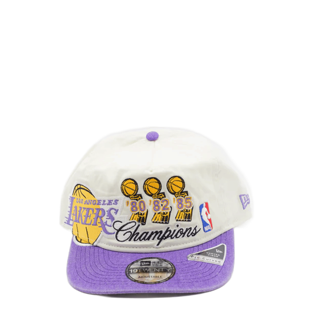 New Era LOS ANGELES LAKERS CHAMPIONS 19TWENTY ADJUSTABLE BEIGE HAT