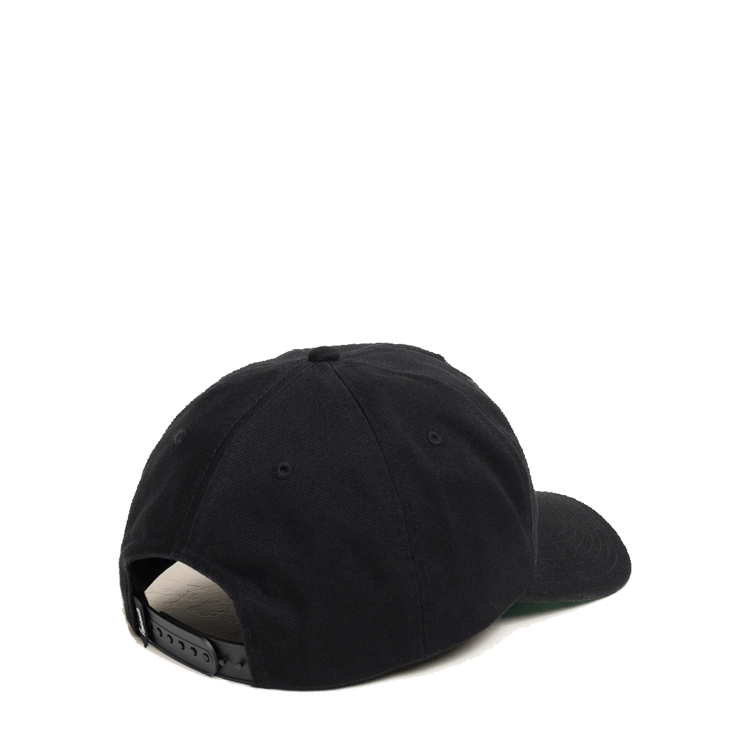Stussy BIG STOCK MID DEPTH CAP SHADOW BLACK