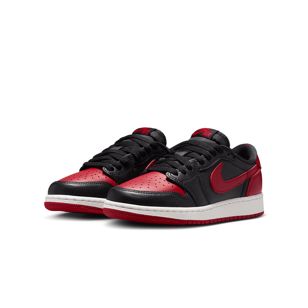 Nike AIR JORDAN 1 RETRO LOW OG (GS) VARSITY RED / SUMMIT WHITE "BANNED"