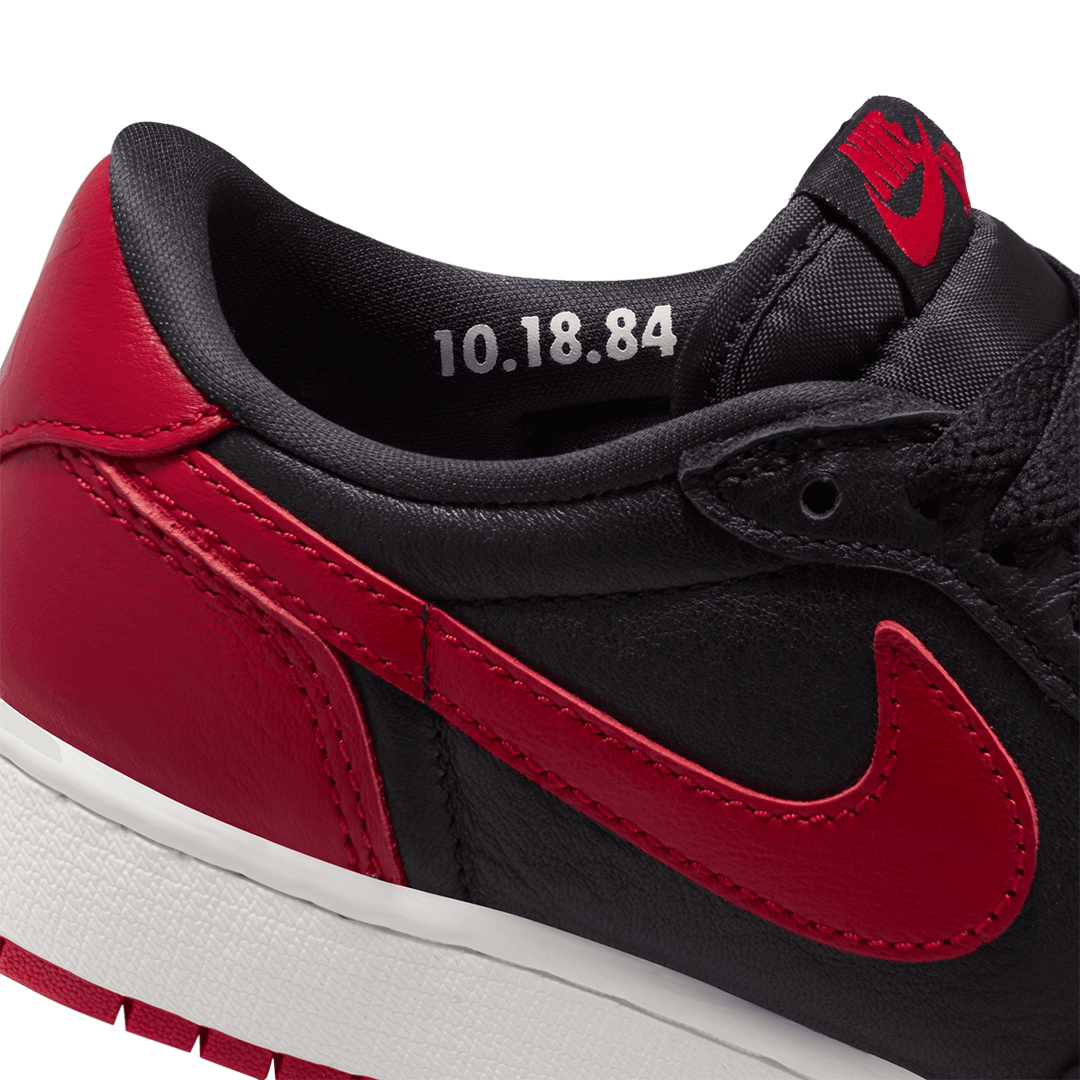Nike AIR JORDAN 1 RETRO LOW OG (GS) VARSITY RED / SUMMIT WHITE "BANNED"