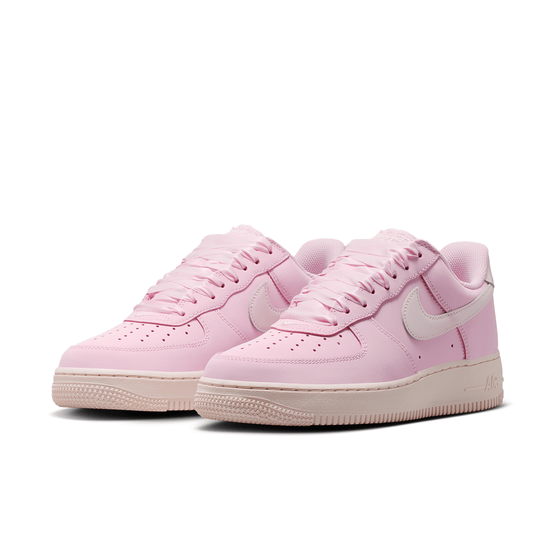 Nike WOMEN'S AIR FORCE 1 RETRO PREMIUM PINK FOAM "RIBBON LACE"