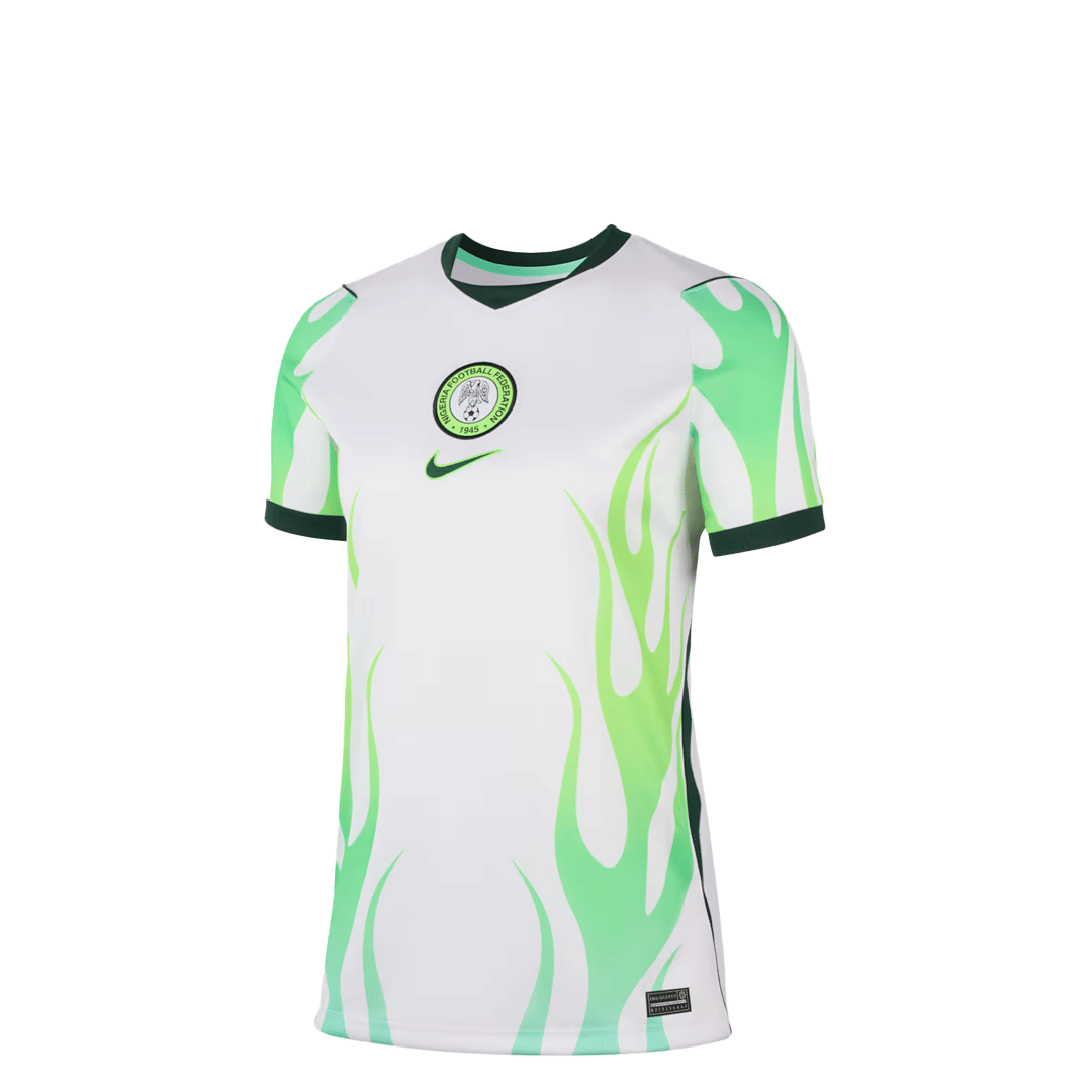 Nike WOMEN'S NIGERIA 2026 STADIUM AWAY JERSEY WHITE/GREEN GLOW