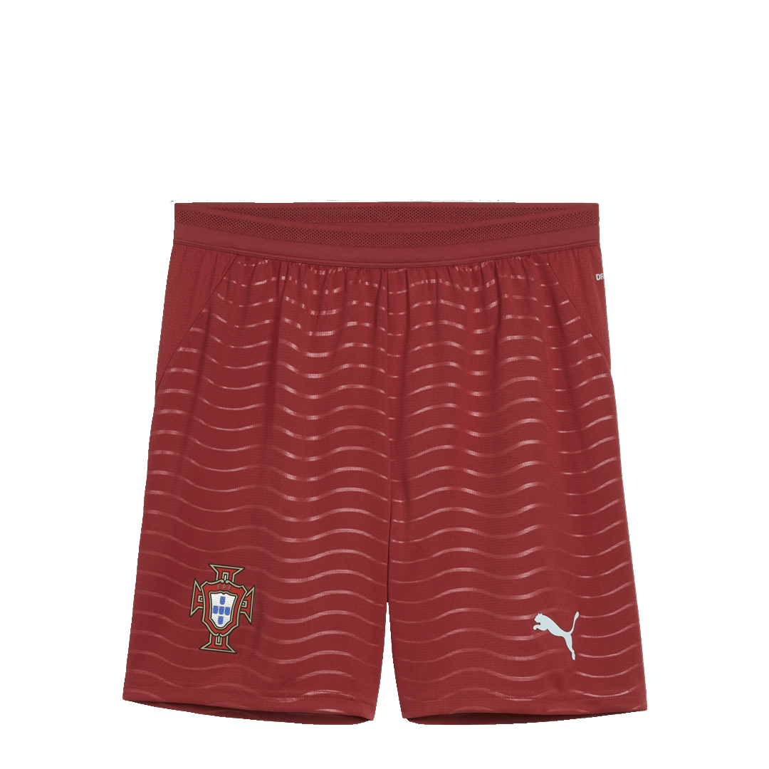 Puma FPF REPLICA SHORTS PORTUGAL CLUB RED/GREEN LAGOON