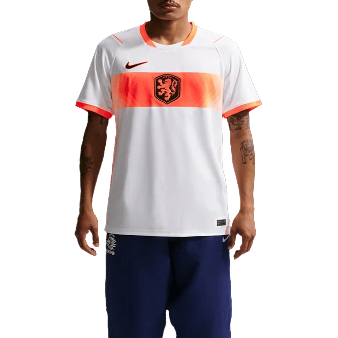 Nike NETHERLANDS 2026 STADIUM AWAY REPLICA JERSEY WHITE/ORANGE