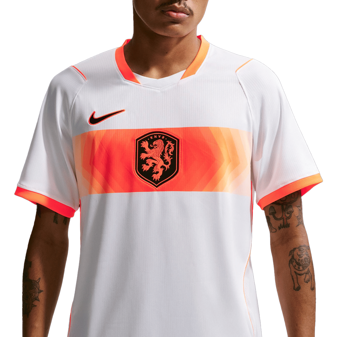 Nike NETHERLANDS 2026 STADIUM AWAY REPLICA JERSEY WHITE/ORANGE