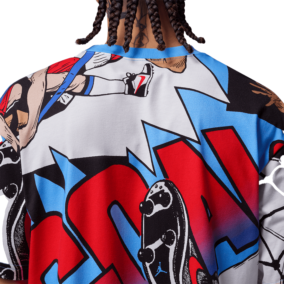 Air Jordan JORDAN BROOKLYN GRAPHIC T-SHIRT WHITE/MULTI