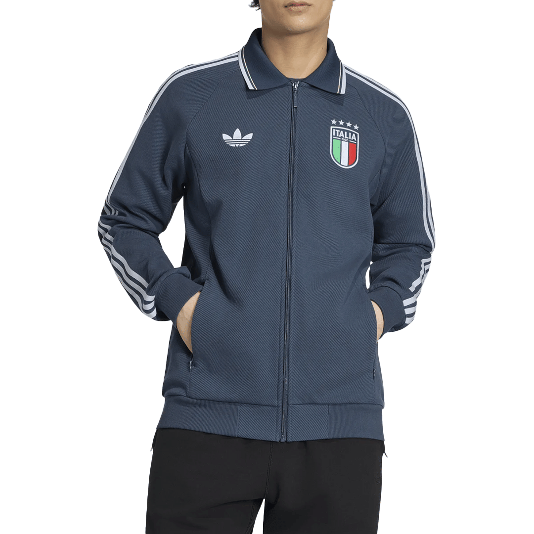 adidas ITALY AWAY ANTHEM JACKET NIGHT MARINE