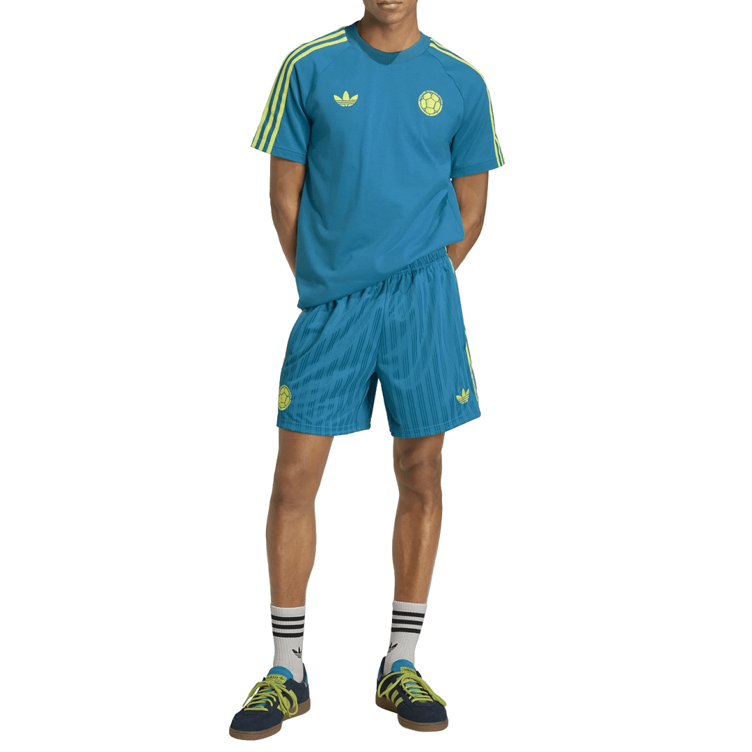adidas COLOMBIA ORIGINALS T-SHIRT TURQUOISE