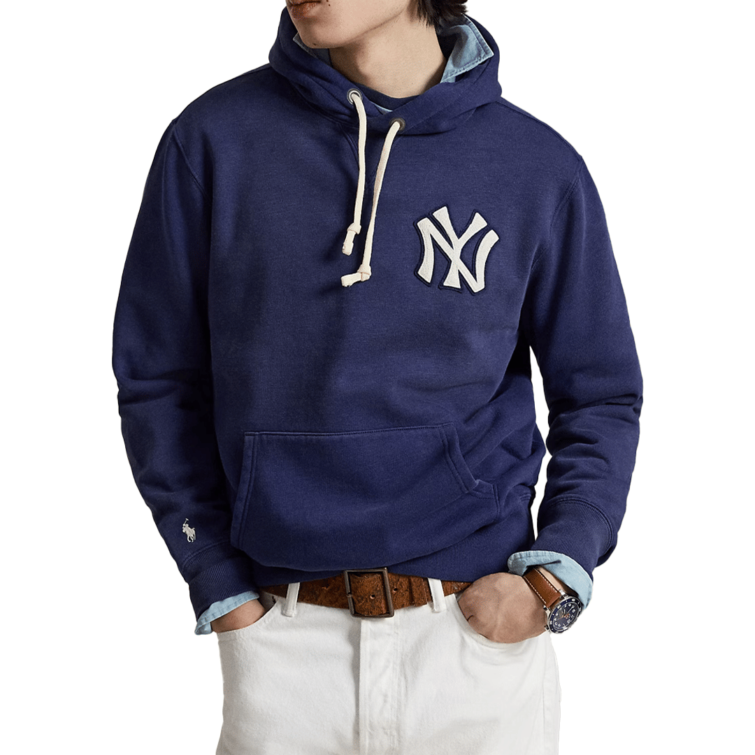 Polo Ralph Lauren VINTAGE YANKEES HOODIE DARK COBALT