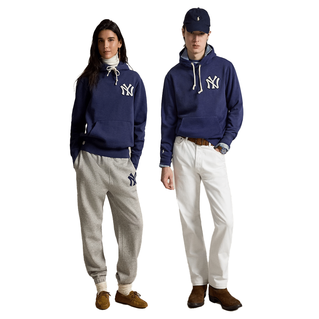 Polo Ralph Lauren VINTAGE YANKEES HOODIE DARK COBALT