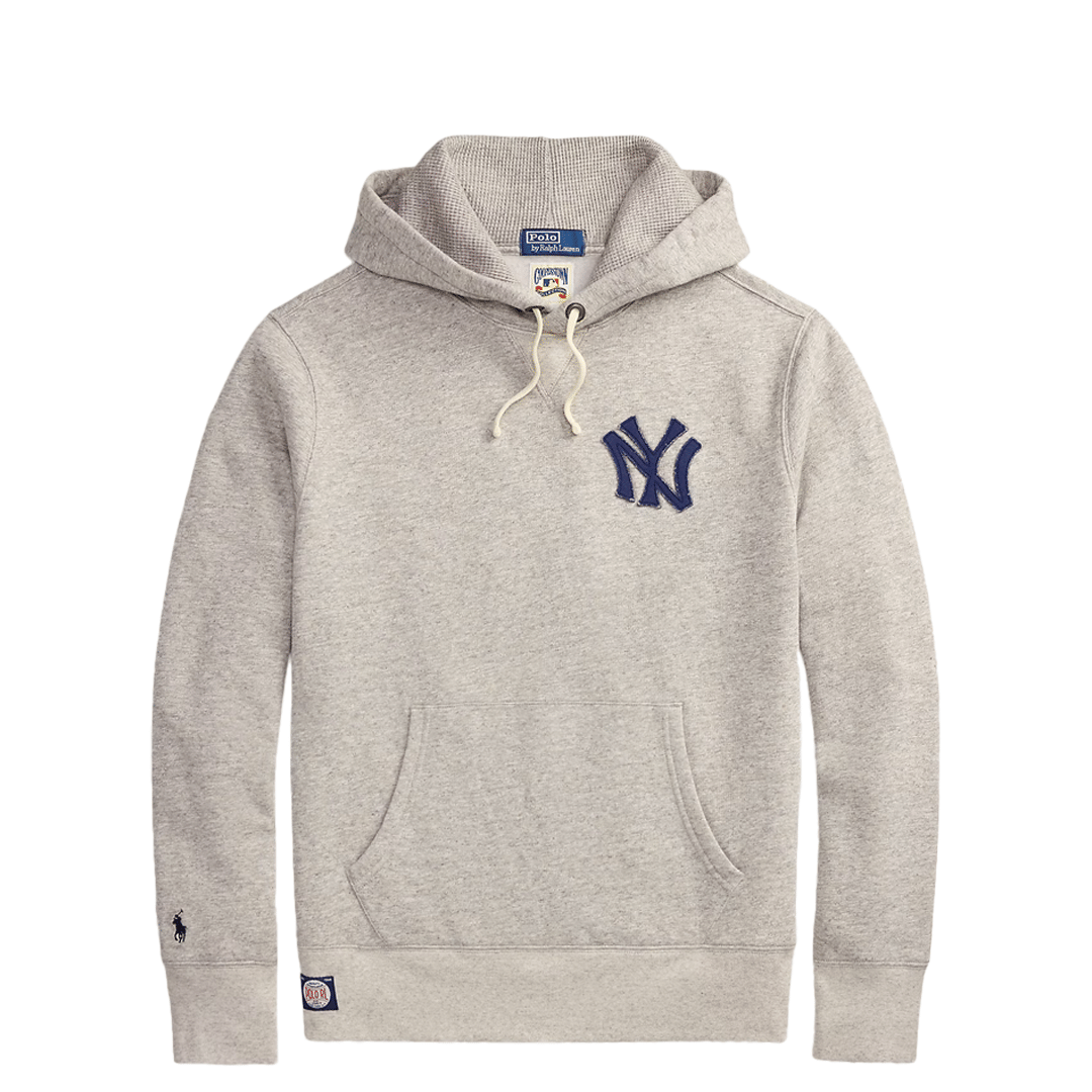 Polo Ralph Lauren VINTAGE YANKEES HOODIE HEATHER GREY