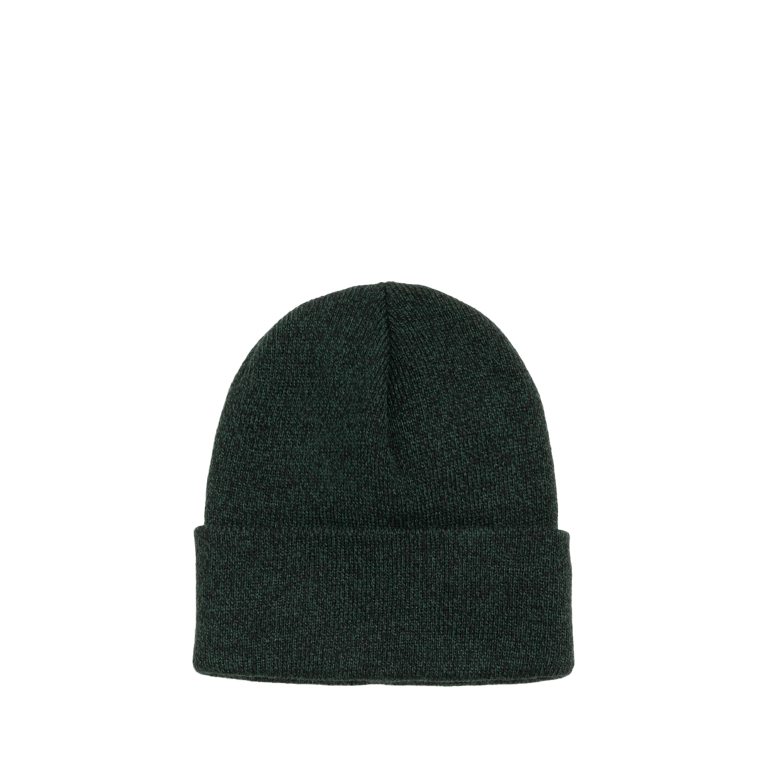 Stussy CUFF BEANIE STOCK MARLED HUNTER GREEN