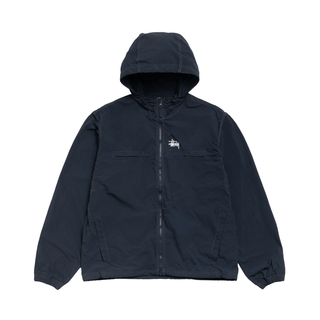 Stussy LIGHTWEIGHT HOODED JACKET NAVY